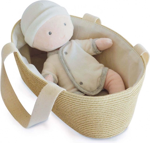 Doudou Jolijou lutka Pol u prijenosnoj torbi za kolica 28 cm