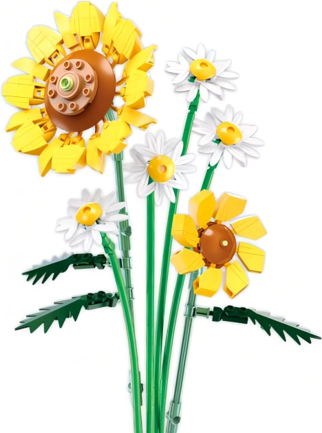 Sluban Flowers napraforgók és százszorszépek építőkészlet