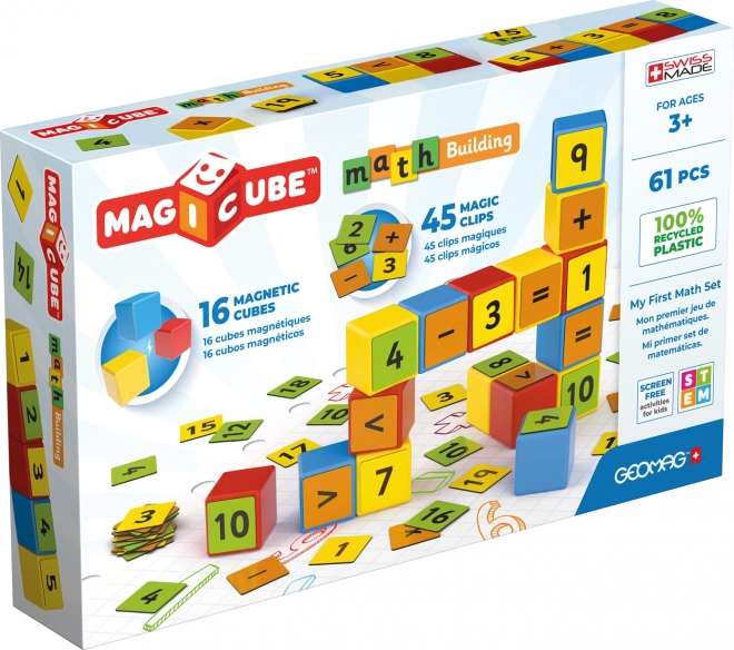 Geomag Magicube jeu de construction mathématique 61 pièces