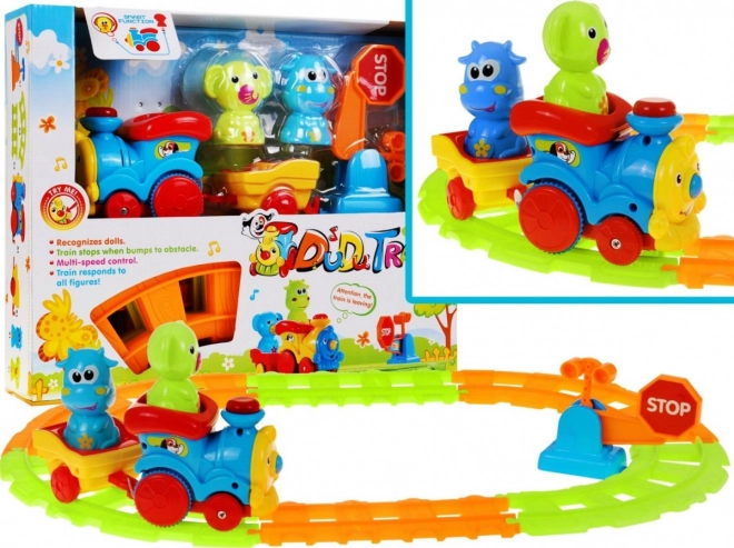 Set di treni giocattolo colorato Dudu Train per bambini