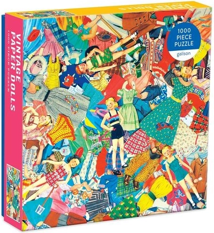Galison puzzel vintage papieren poppen 1000 stukjes