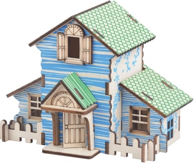 Woodcraft drewniane 3D puzzle Leśna chata