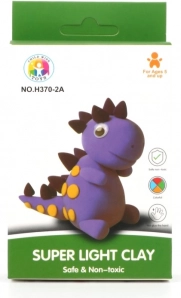 Dinosaur z ľahkej modelíny pre deti