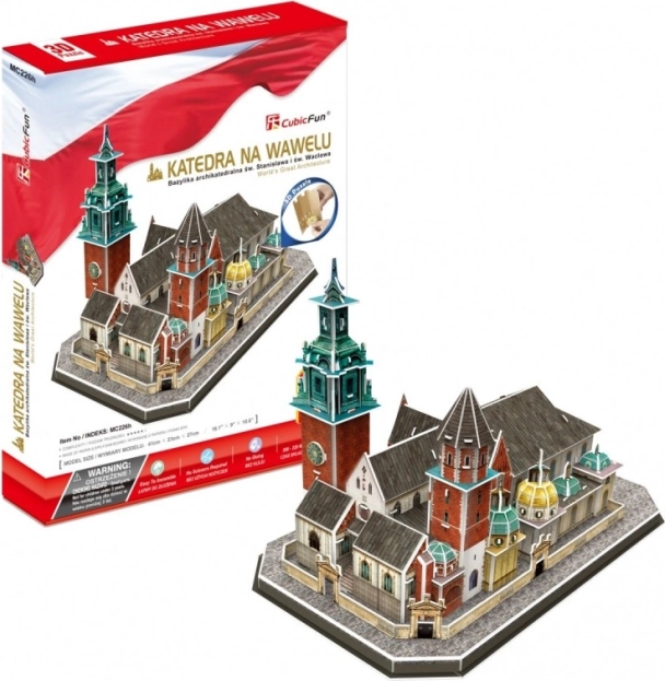 CubicFun 3D puzzle katedrála na Wawelu (101 dílků)