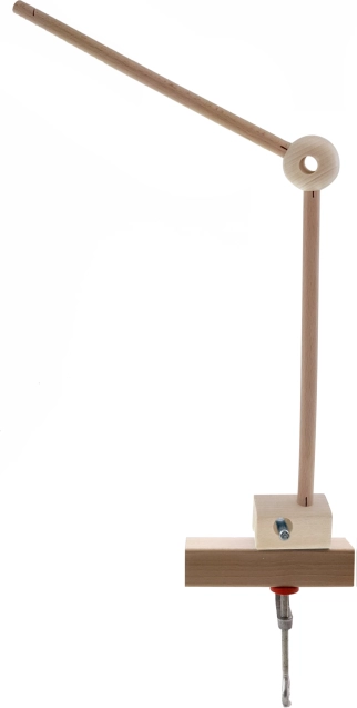 Hess mobiele houder van natuurlijk hout