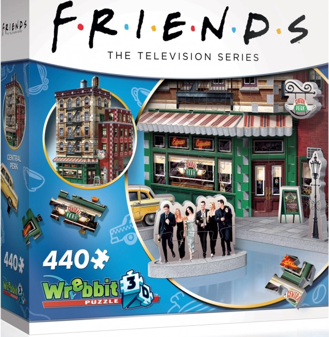 3D sestavljanka WREBBIT Prijatelji Central Perk – 440 kosov