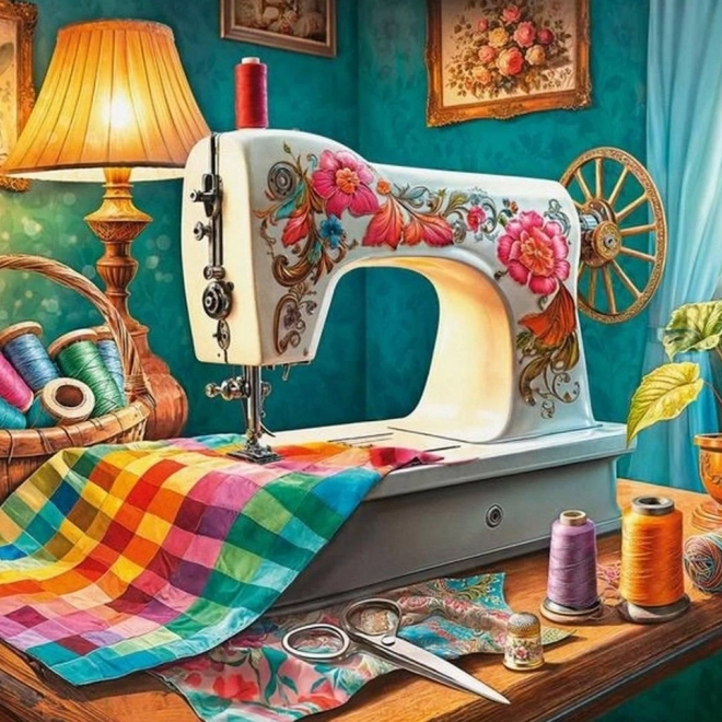 Cherry Pazzi Puzzle Il mio angolo da cucito 1000 pezzi