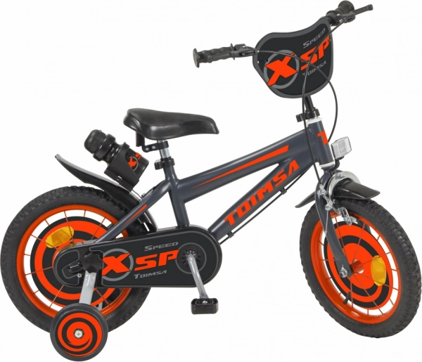 Toimsa kids’ bike black/orange 14"