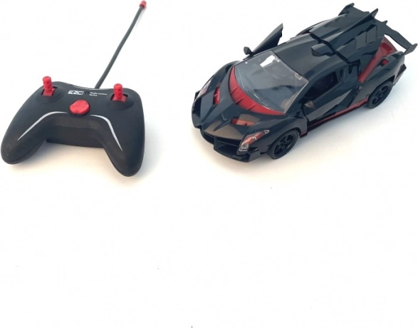 Sportski RC auto crveno-crno u mjerilu 1:18