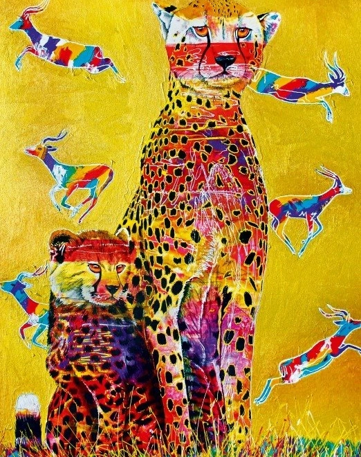 Puzzle Africká hliadka 1000 dielcov