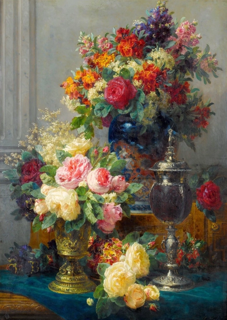 Enjoy Puzzle Frühlingsblumen mit Kelch 1000 Teile