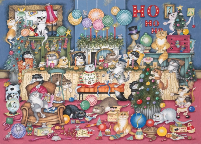 Puzzle Kočičí svátky 1000 dílků