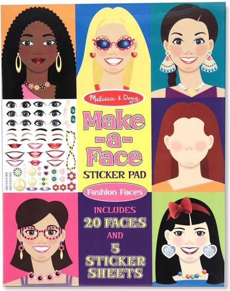 Set di adesivi per creare volti per bambini (MELISSA & DOUG MAKE‑A‑FACE)