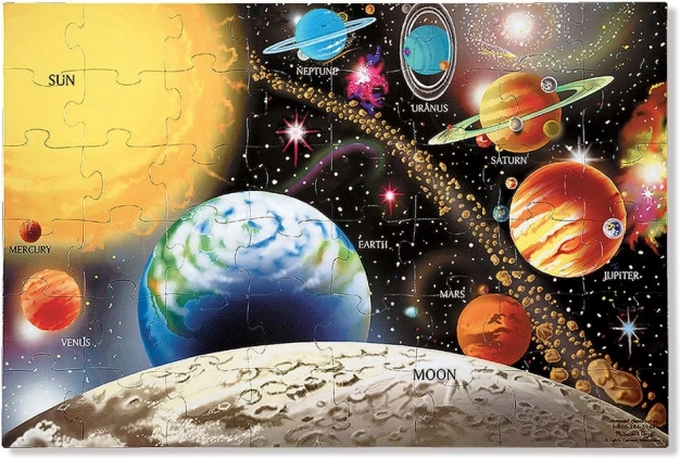 Padló puzzle Naprendszer 48 darabos