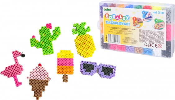 Iron-on beads – large set of 24 colors