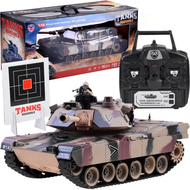 Char américain M1A2 télécommandé 1:18