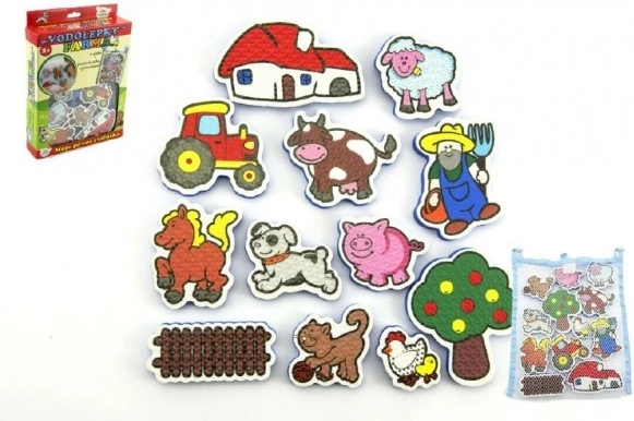 Décalcomanies Mes premiers animaux : Ferme 12 pcs avec filet