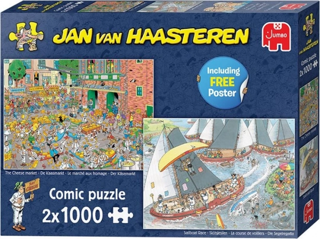 Puslespil Hollandske traditioner af Jan Van Haasteren 2x1000 brikker