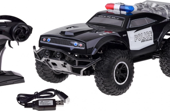 Remotely Controlled Police Monster Truck