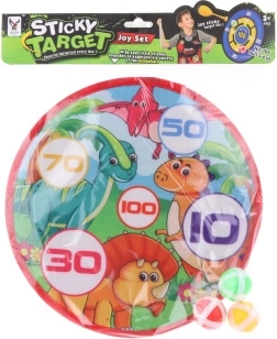 Bersaglio a strappo con 3 palline DINO, 27,5 cm