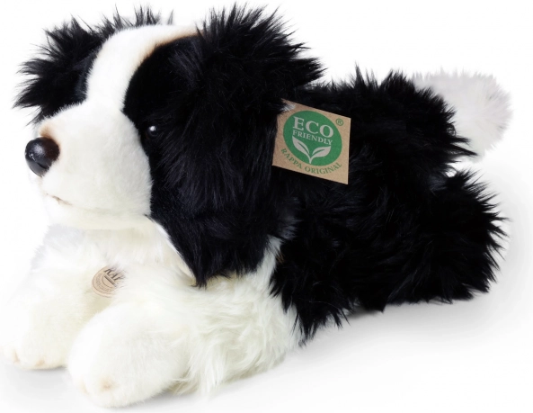 Plys hund Border Collie liggende miljøvenlig