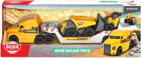 Zestaw pojazdów VOLVO Micro Builder, 32 cm