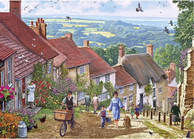 Puzzel Gold Hill, Engeland 1000 stukjes GIBSONS