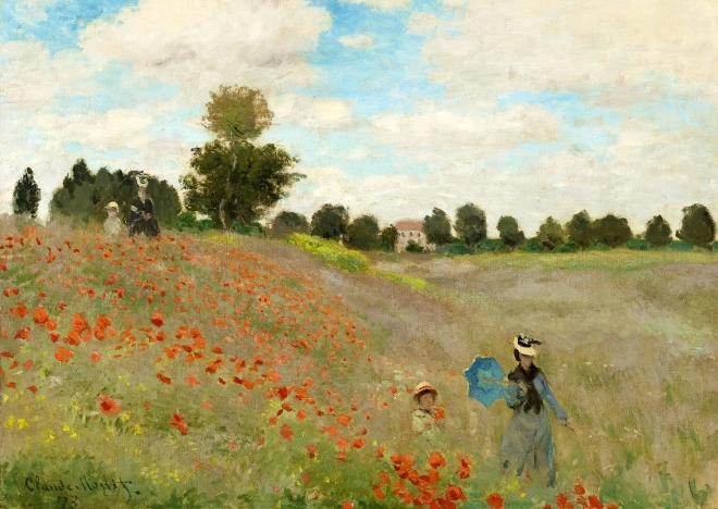 Puzzle Claude Monet: Mohnfeld 1000 Teile