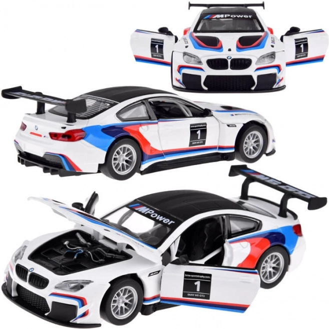 Die-cast BMW M6 GT3 1:32 with lights and sound
