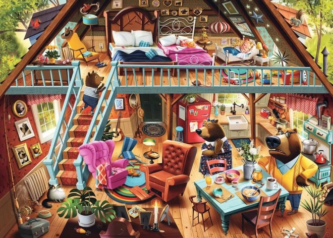 Puzzel 1000 stukjes – Ontvoering van Goudlokje RAVENSBURGER