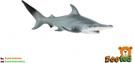 Plastic figure of the great hammerhead 19 cm