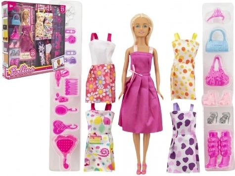 Fashion Doll Plastic 30 cm with Clothing and Accessories