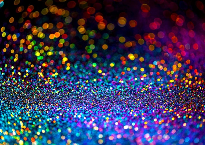 Puzzle Bunte Glitzer 1000 Teile