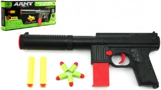 Pistola giocattolo per dardi in gommapiuma 30 cm