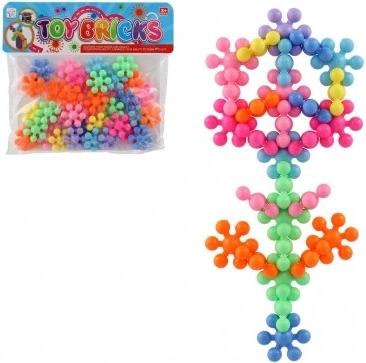 Costruzioni colorate a forma di fiore per bambini