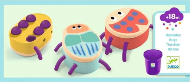 Set de pâte à modeler pour les tout-petits Petites Coccinelles