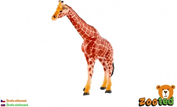 Kunststof figuur van een netgiraf 17 cm