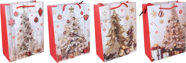 Sac cadeau de Noël taille moyenne