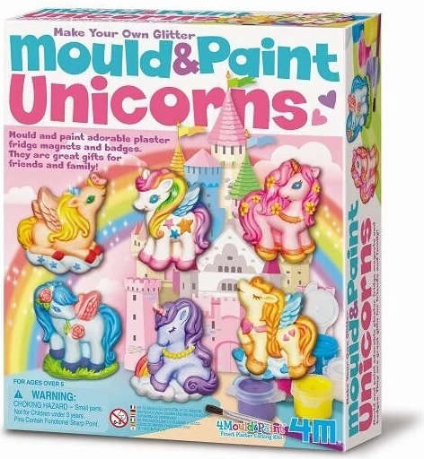 Kit créatif Moulages en plâtre - Licornes scintillantes