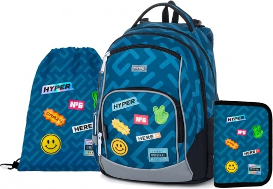 Školski set 3-dijelni OXY GO Stickers