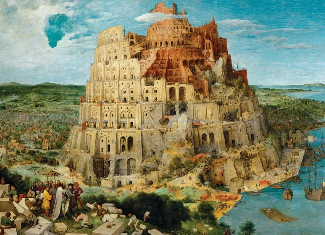Puzzle Babilonska kula 1000 dijelova