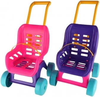 Kočárek pro panenky Buggy Sport Růžovo-Fialový TEDDIES