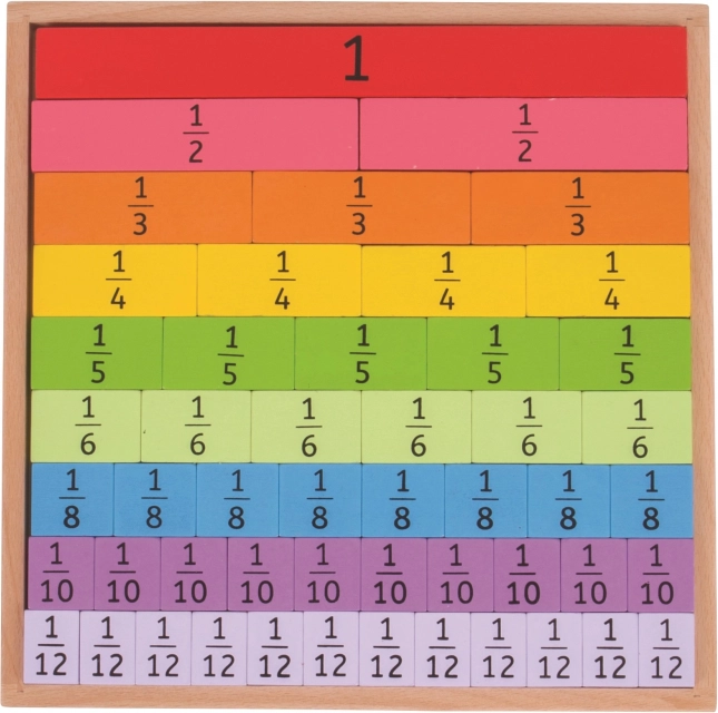 Didactic Board for Fractions Bigjigs Toys