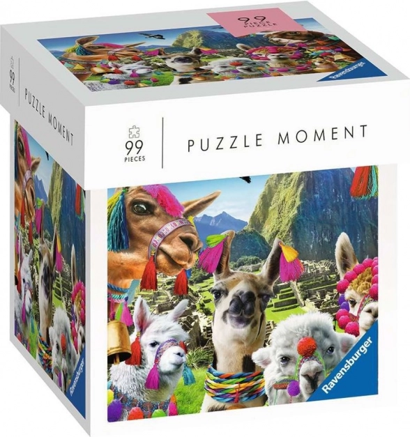 Ravensburger Puzzle Moment – lama, 99 pièces