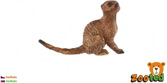 Surikata – plastična figurica 6 cm, svjetlosmeđa