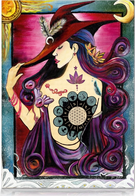 Puzzle Zodiák Dáma 1000 darabos