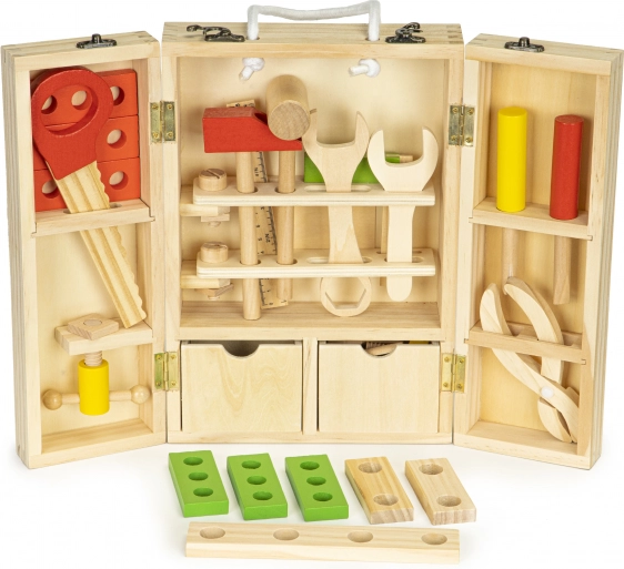 Lesena delavnica komplet orodja za otroke XXL ECOTOYS