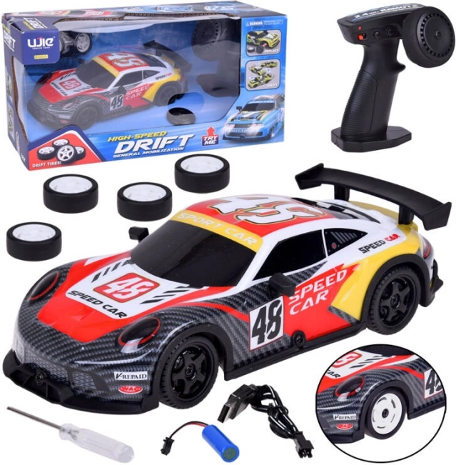 RC távirányítós versenyautó Drift