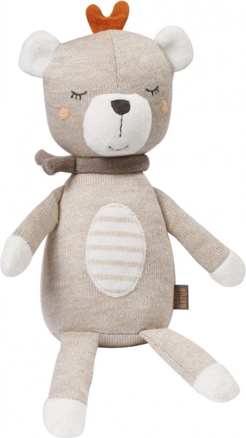 pluchen teddybeer van biologische katoen fehn natur 2.0