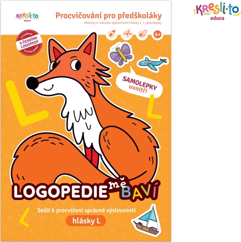 La logopedia mi diverte – suono L con adesivi